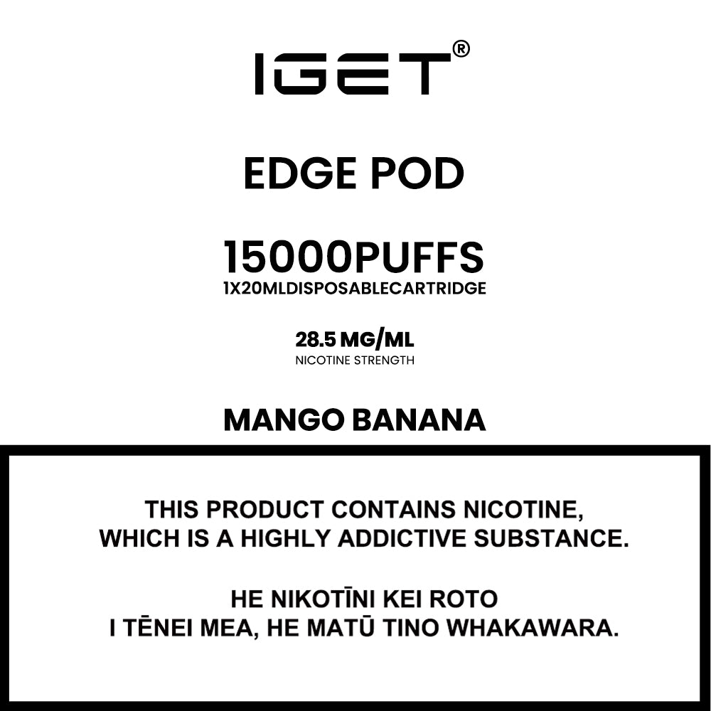 IGET Edge LP15000 Prefilled Pod