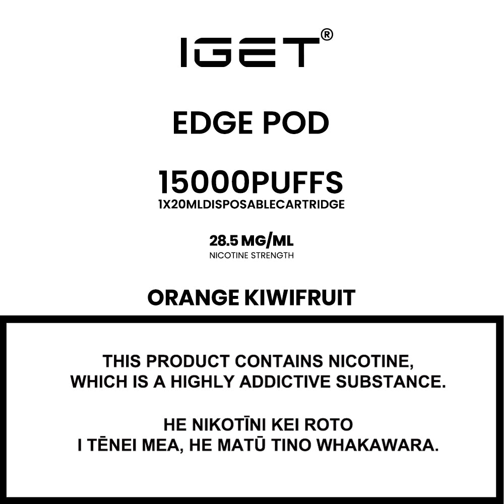 IGET Edge LP15000 Prefilled Pod