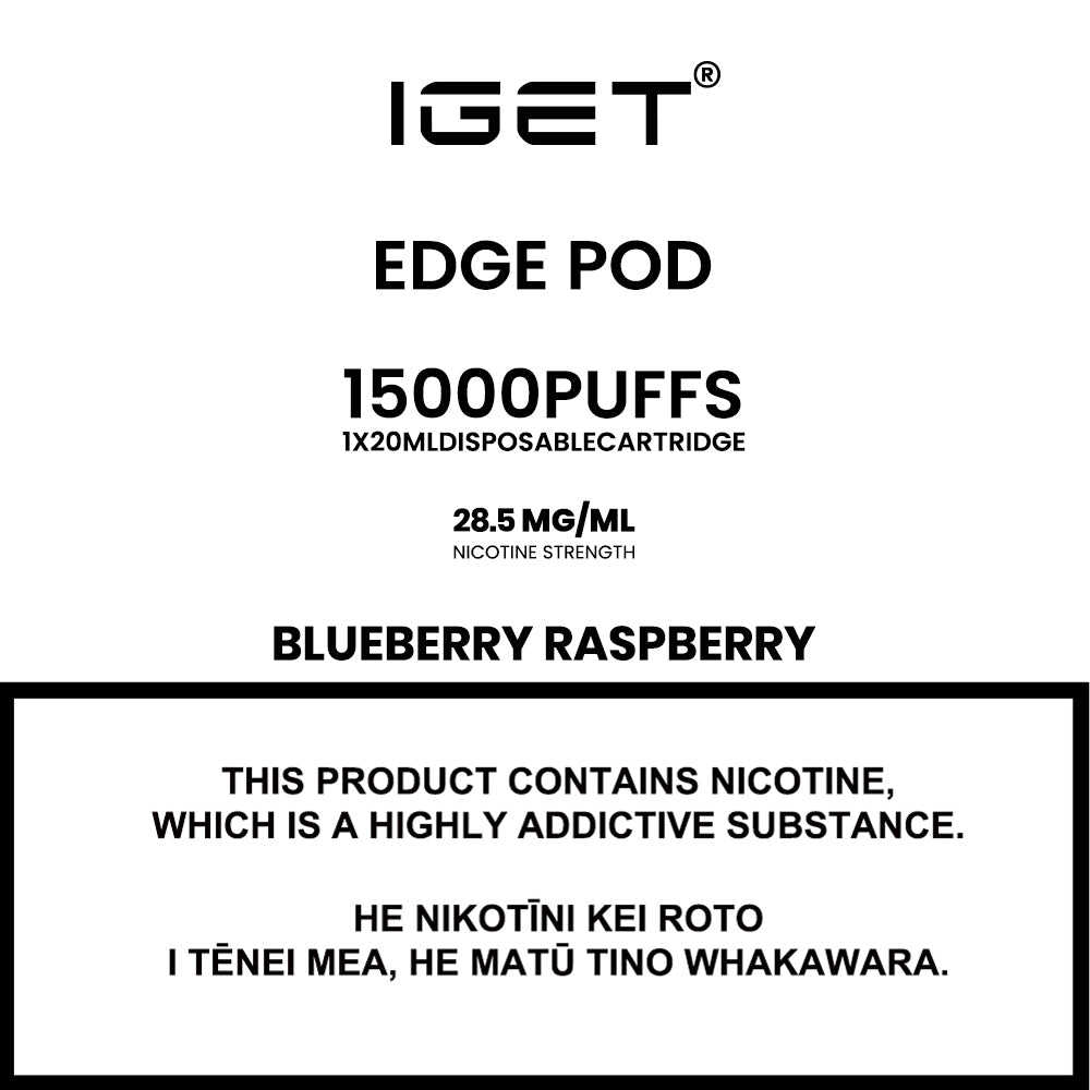 IGET Edge LP15000 Prefilled Pod