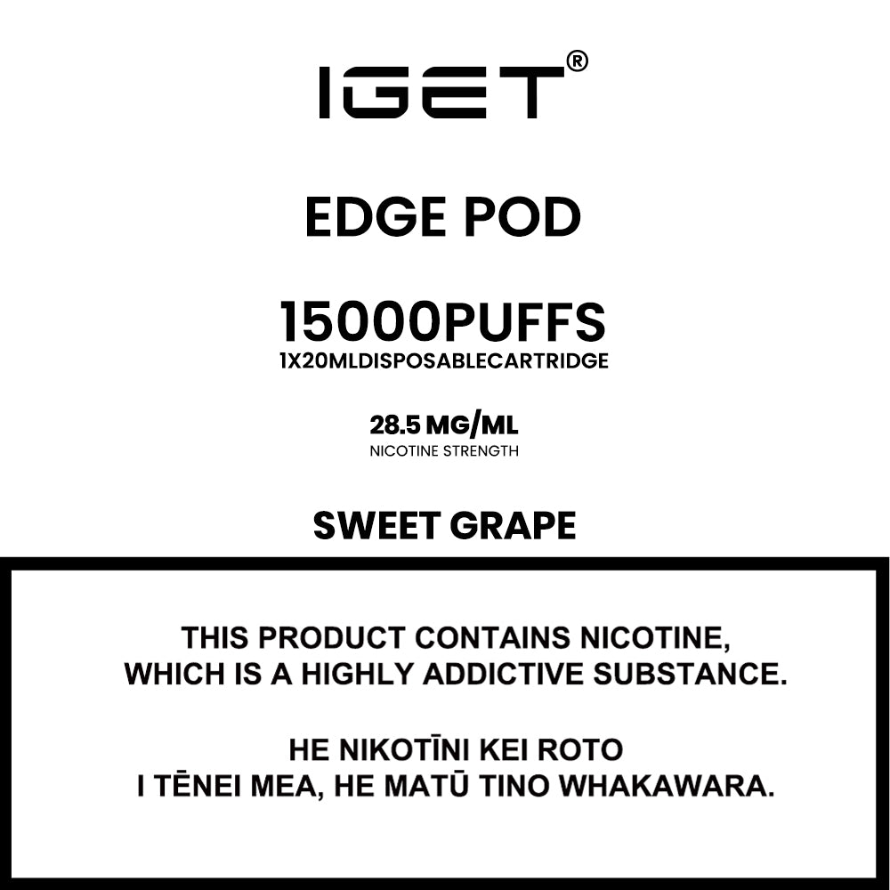 IGET Edge LP15000 Prefilled Pod