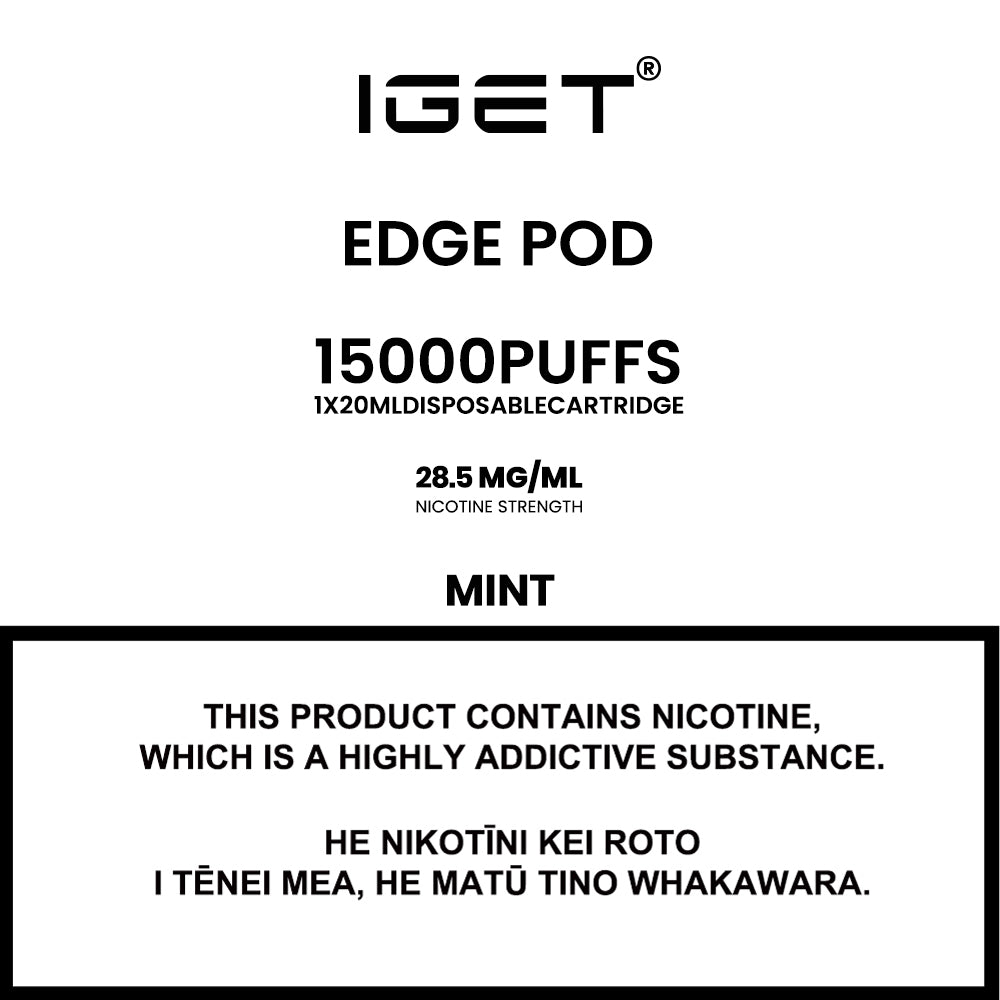 IGET Edge LP15000 Prefilled Pod