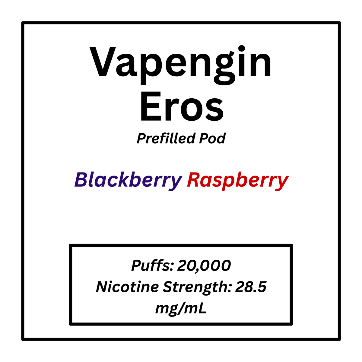 Vapengin Eros 20000 Puffs Prefilled Pod