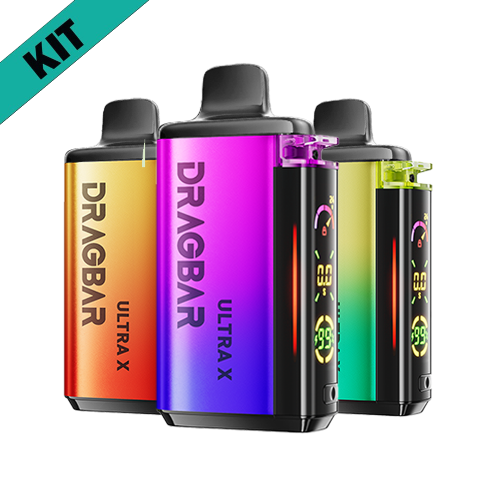 DRAGBAR Ultra X Starter Kit 15000 Puffs – Puffing Kiwi Japan
